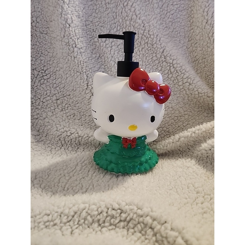 NEW Hello Kitty Christmas Tree Holiday Soap/Lotion Dispenser - Picture 2 of 9